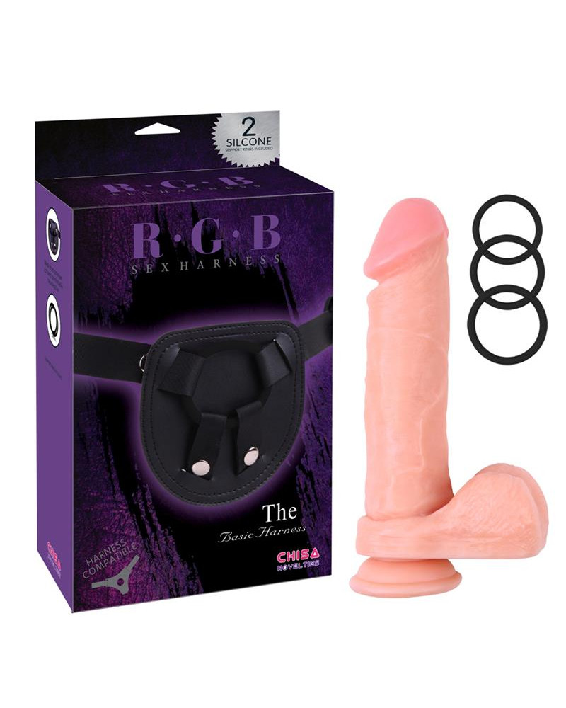 Arnes con Dildo Kyle Korver 21 cm Natural