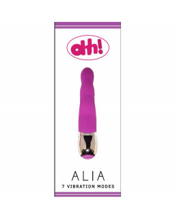 Vibrador Alia Purpura Silicona 175 x 32 cm