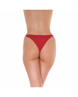 Rimba Amorable Tanga Abierto Color Rojo Talla unica