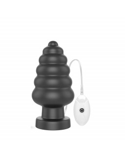 Plug Anal con Vibracion King Sized 7 Negro