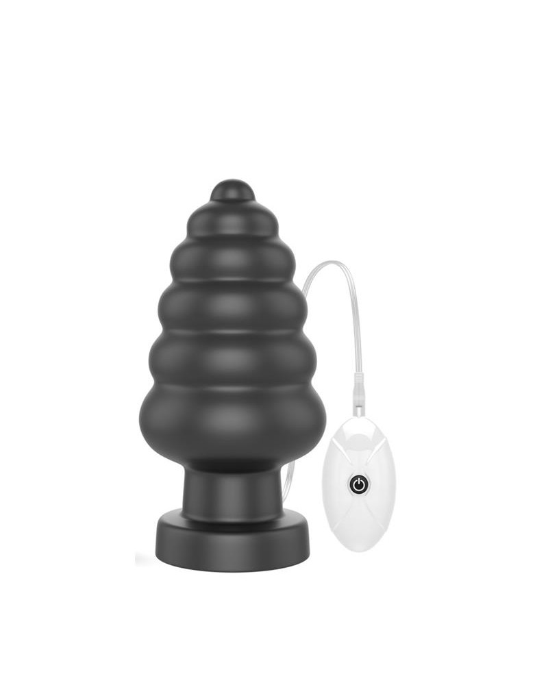 Plug Anal con Vibracion King Sized 7 Negro