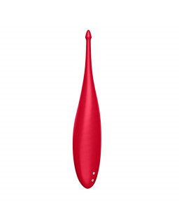 Twirling Fun Varita Vibradora Silicona USB Rojo