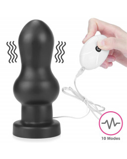 Plug Anal con Vibracion King Sized 7 Negro