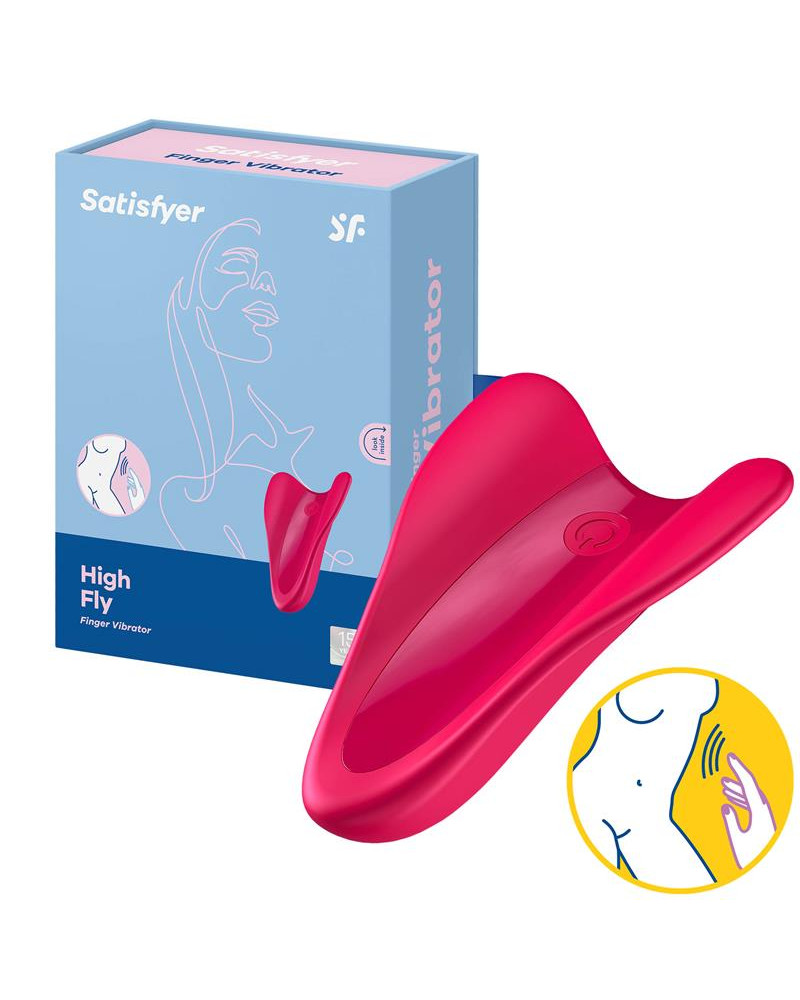 Vibrador High Fly Rojo