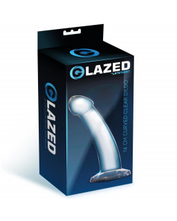 Dildo Curvado Material Cristalino 14 cm