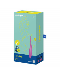 Twirling Joy Estimulador Giratorio con APP Fuchsia