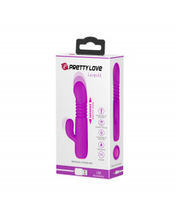 Leopold Vibrador con Funcion de Movimiento USB Silicona