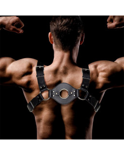 Quovis Arnes Masculino para Bondage Cuero Vegano