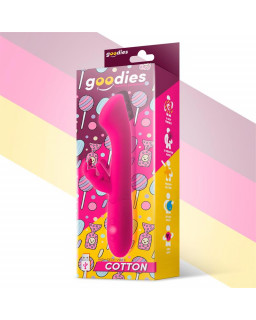 Cotton Vibrador Punto G y Conejito USB Silicona Fuchsia