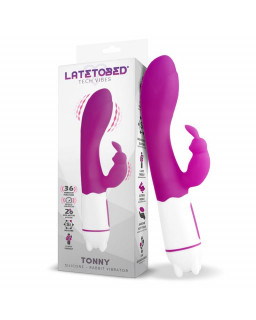 Tonny Vibrador USB Punto G 36 Funciones Silicona Purpura