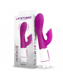 Billy Vibrador USB 36 Funciones Silicona Purpura