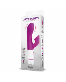 Billy Vibrador USB 36 Funciones Silicona Purpura