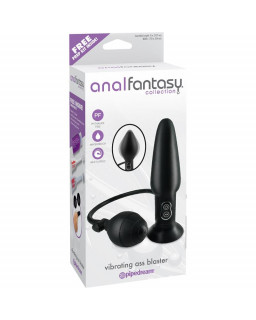 Plug Anal con Vibracion Color Negro