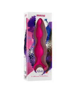 Estimulador Anal Arrow Rosa Silicona 17 cm