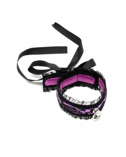 Collar de Saten Purpura