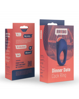 Rring Dinner Date Anillo para el Pene con Vibracion USB Silicona