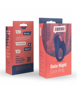 Rring Date Night Anillo para el Pene con Vibracion USB Silicona