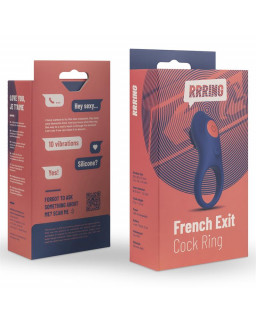 Rring French Exit Anillo para el Pene con Vibracion USB Silicona