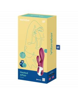 Heated Affair Vibrador con Funcion de Calor Punto G USB Silicona