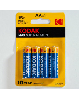 Pila Alkaline Super Max AA LR6 Blister de 4