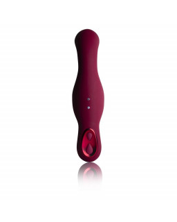 Varita Wand y Vibrador del Punto G Ruby Glow Blush Rojo