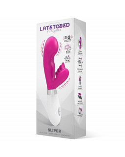 Sliper Vibrador Conejito Silicona Rosa