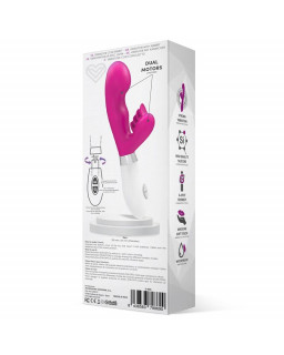 Sliper Vibrador Conejito Silicona Rosa