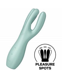 Threesome 3 Lay on Vibrador 3 Motores Menta