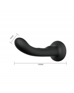 Arnes con Dildo de Silicona Negro