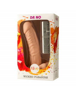 Vibrador Dr No Natural 18 cm