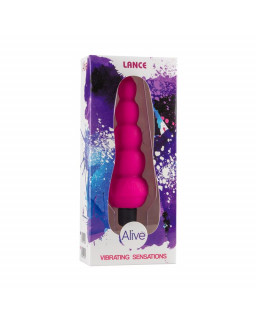 Plug Anal Lance Rosa Silicona 14 cm