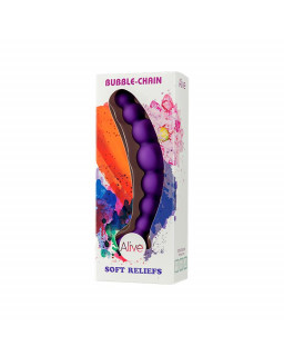 Cadena Anal Bubble Silicona 15 cm