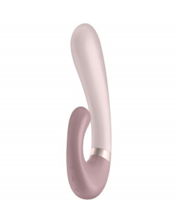 Heat Wave Vibrador con Efecto Calor Mauve con APP