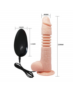 Vibrador con Rotacion y Movimiento Telescopico Thunder Up