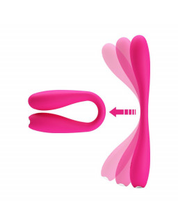 Yedda Vibrador con Esqueleto Punto G Rosa