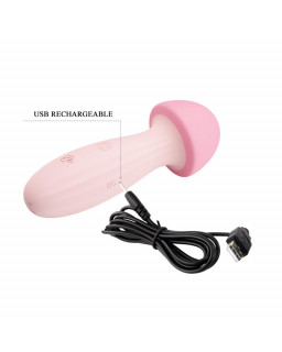 Mushroom Vibrador Masajeador Silicona USB