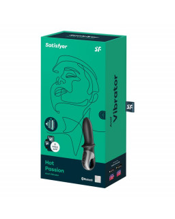 Hot Passion Estimulador Anal con APP y Vibracion Funcion de Calor USB