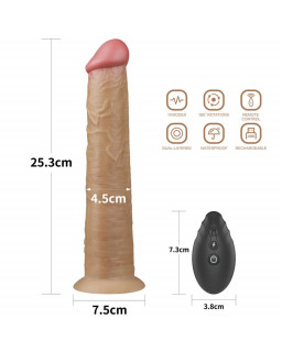 Vibrador Realista con Rotacion Doble Capa 10