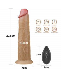 Vibrador con Rotacion Doble Capa 8