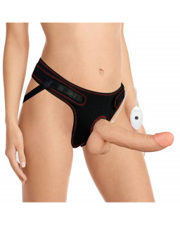 Arnes con Dildo con Vibracion y Control Remoto 85