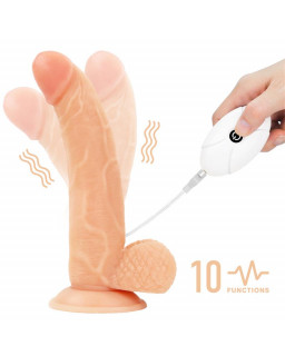 Arnes con Dildo con Vibracion y Control Remoto 85