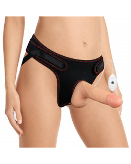 Arnes con Dildo con Vibracion y Control Remoto 70