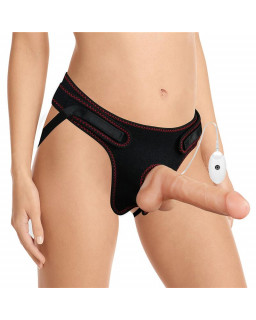 Arnes con Dildo con Vibracion y Control Remoto 75