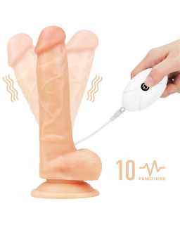 Arnes con Dildo con Vibracion y Control Remoto 75