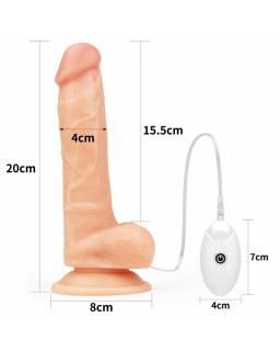 Arnes con Dildo con Vibracion y Control Remoto 75