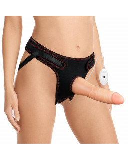 Arnes con Dildo con Vibracion y Control Remoto 75