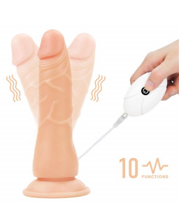 Arnes con Dildo con Vibracion y Control Remoto 75