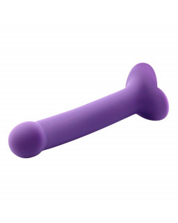 Bouncy Dildo Silicone Flexible Hiper Flexible 75 19 cm Talla L Purpura