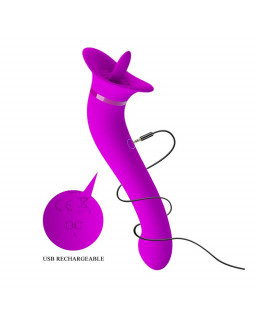 Faust Vibrador con Lengua Estimuladora USB