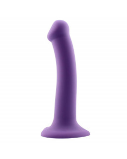 Bouncy Dildo Silicona Liquida Hiper Flexible 65 165 cm Talla S Purpura